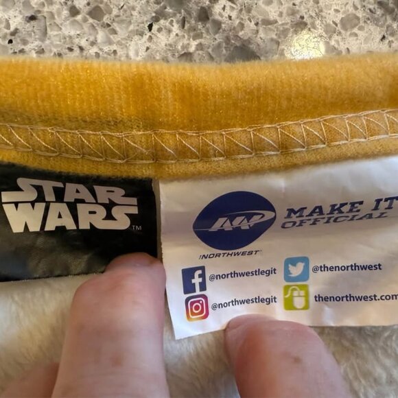 Kids Star Wars‎ Grogu Fleece Throw Blanket-46.5 x 38.5-Barely Used! - Picture 3 of 4